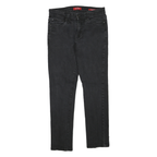 GUESS Womens Black Regular Skinny Denim Dark Zip W28 L28 Stylish Comfortable