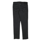 GUESS Womens Black Regular Skinny Denim Dark Zip W28 L28 Stylish Comfortable