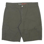 DICKIES Mens Cargo Green XL W38 Cotton Blend Workwear Pockets Shorts
