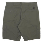 DICKIES Mens Cargo Green XL W38 Cotton Blend Workwear Pockets Shorts