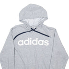 ADIDAS Mens Grey Hoodie S