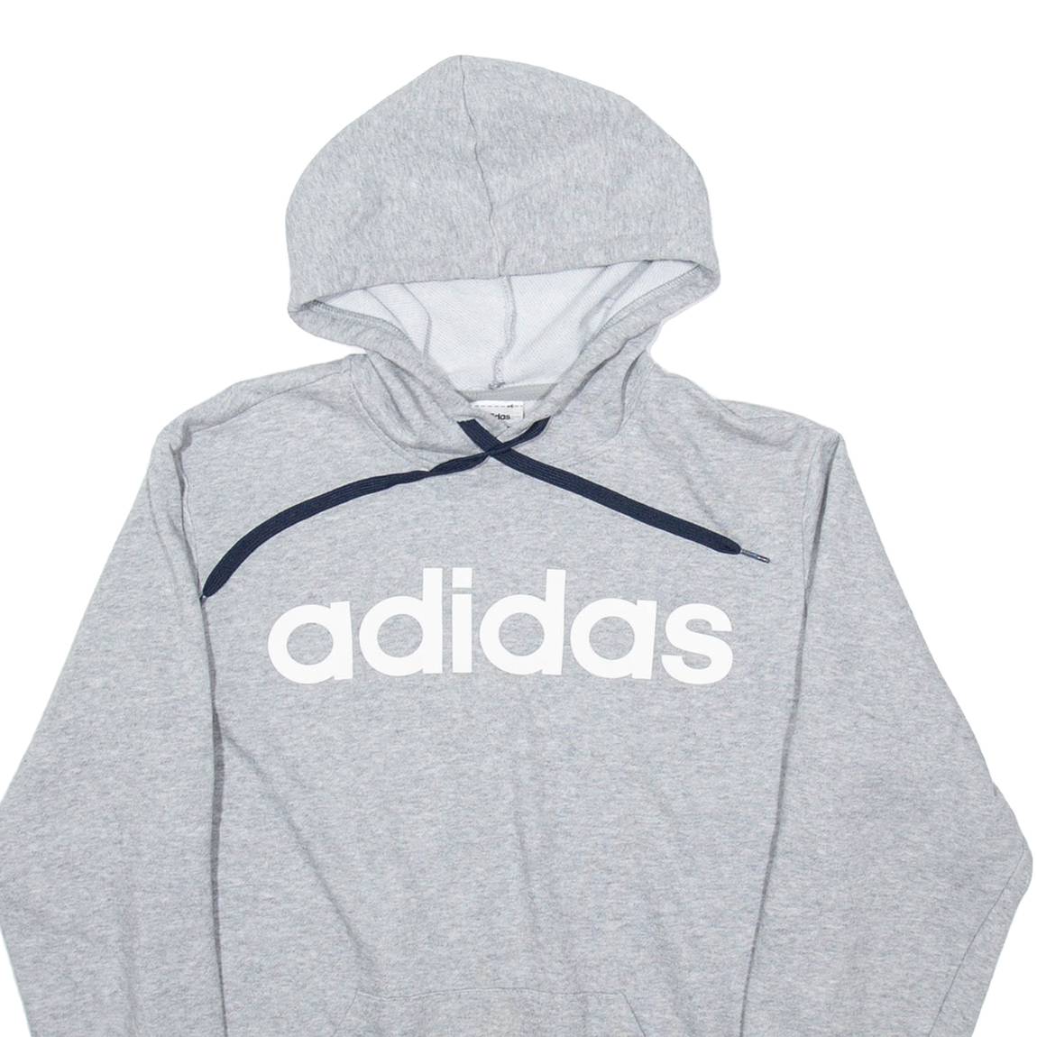 ADIDAS Mens Grey Hoodie S