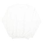 EXPRESS WEAR Mens White Freestyle Graphic Crew Neck M Cotton Blend Sweatshirt