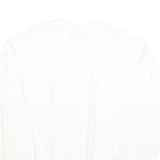 EXPRESS WEAR Mens White Freestyle Graphic Crew Neck M Cotton Blend Sweatshirt