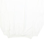 EXPRESS WEAR Mens White Freestyle Graphic Crew Neck M Cotton Blend Sweatshirt