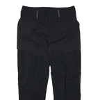 ON CLOUD Mens Black Regular Fit Straight Leg Trousers W38 L32 Casual Outdoor