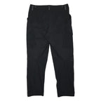 ON CLOUD Mens Black Regular Fit Straight Leg Trousers W38 L32 Casual Outdoor