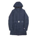 THE NORTH FACE Womens Navy Blue Hooded Zip Jacket XS Cotton Blend Outdoor
