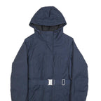 THE NORTH FACE Womens Navy Blue Hooded Zip Jacket XS Cotton Blend Outdoor
