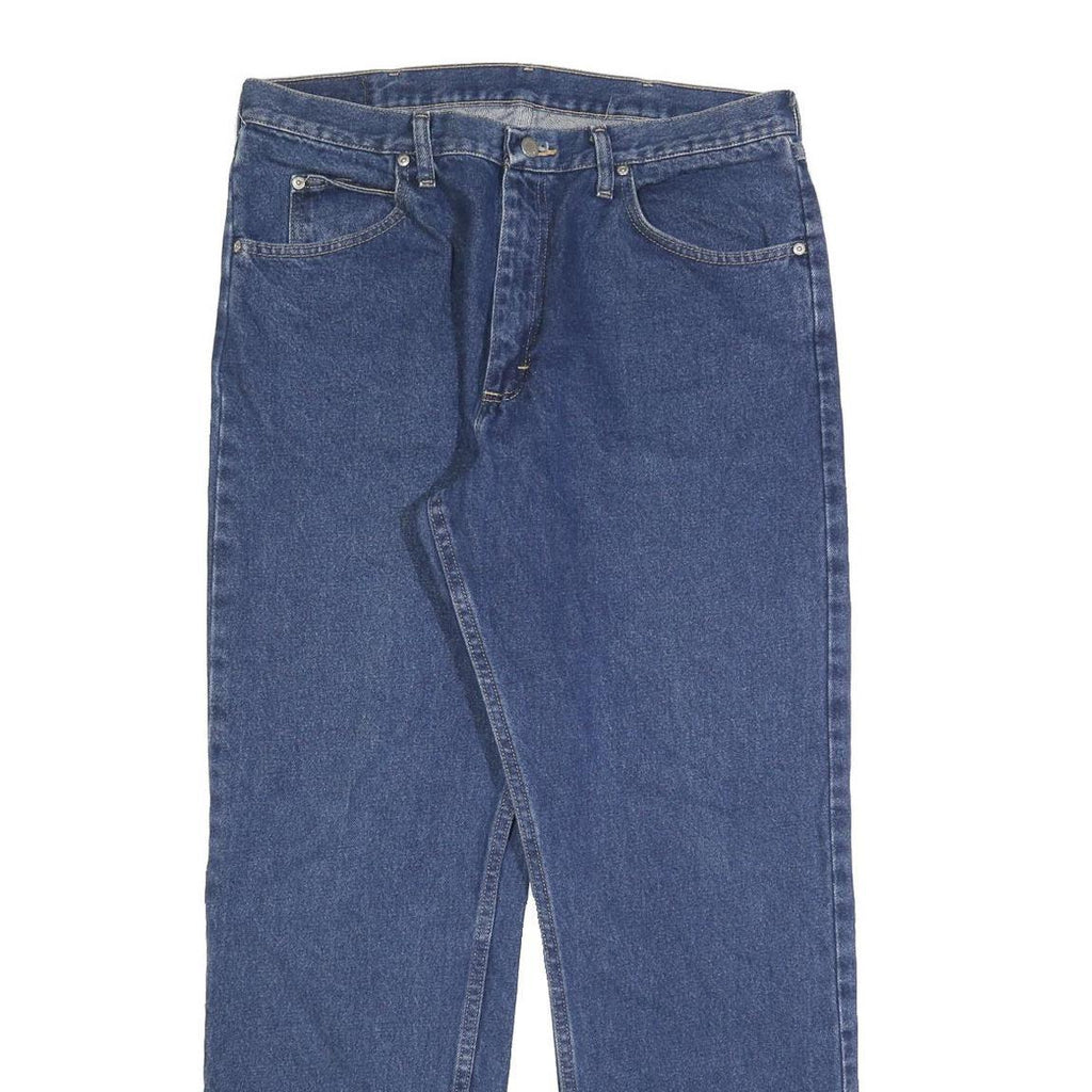 WRANGLER Mens Jeans Blue Relaxed Straight Denim Medium W36 L32 Classic Vintage