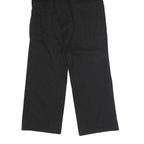 DICKIES Mens Black Classic Straight Fit Cargo Trousers W32 L32 Workwear Utility