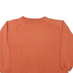 PLUS MINUS Mens Orange Crew Neck S Cotton Blend Casual Sweatshirt