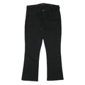 LEVI'S Womens Regular Black Denim Jeans W32 L28 Classic Zip Closure Comfortable