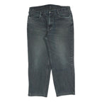 TEDDYS Womens Jeans Relaxed Straight Denim Medium W36 L28 Comfortable Casual Zip