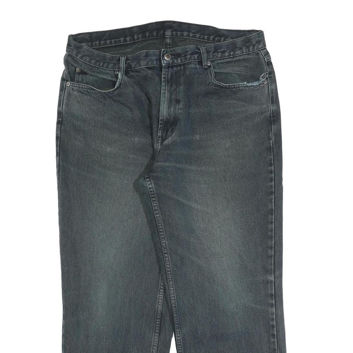 TEDDYS Womens Jeans Relaxed Straight Denim Medium W36 L28 Comfortable Casual Zip