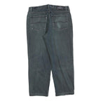 TEDDYS Womens Jeans Relaxed Straight Denim Medium W36 L28 Comfortable Casual Zip