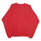 HANES Mens Red Ohio State University Crew Neck XL Sweatshirt Cotton Blend