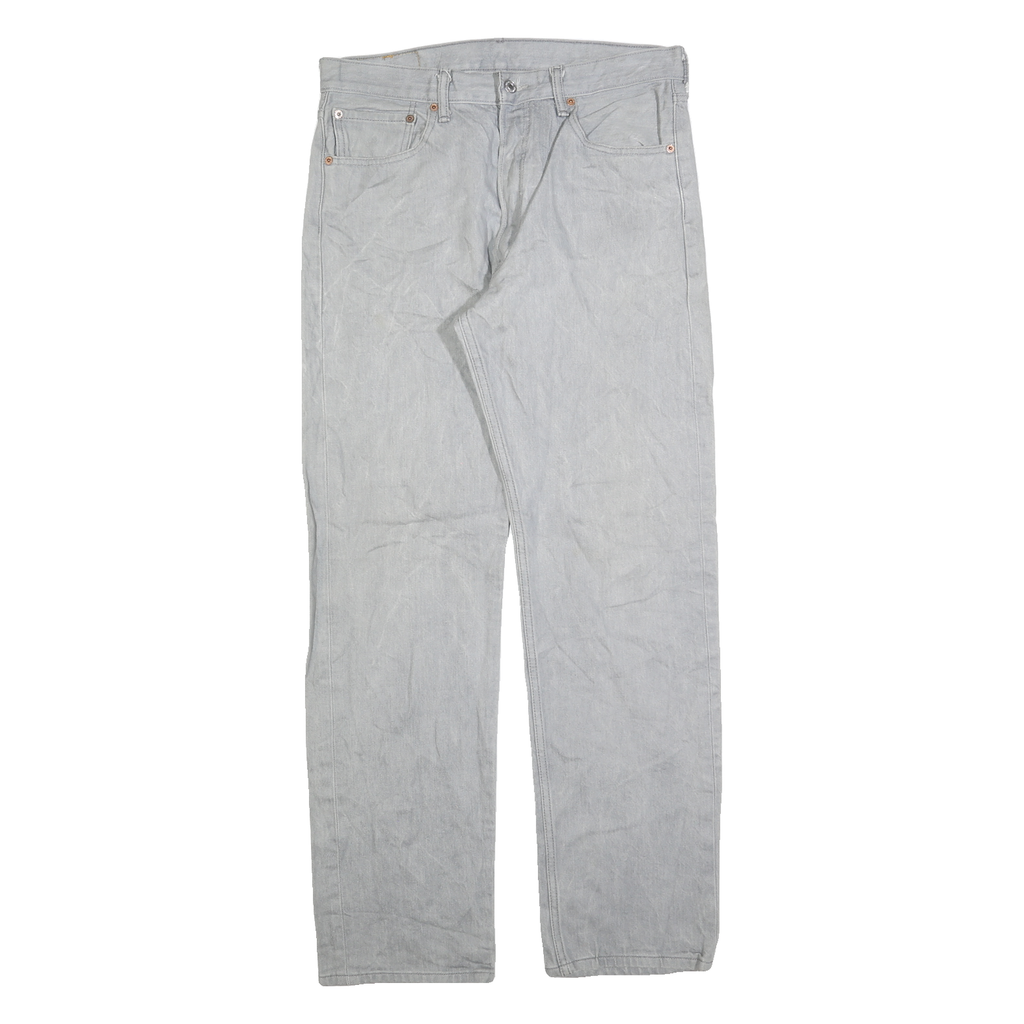 LEVI'S 501XX Mens Jeans Regular Straight Denim Light W34 L31 Classic Button Fly