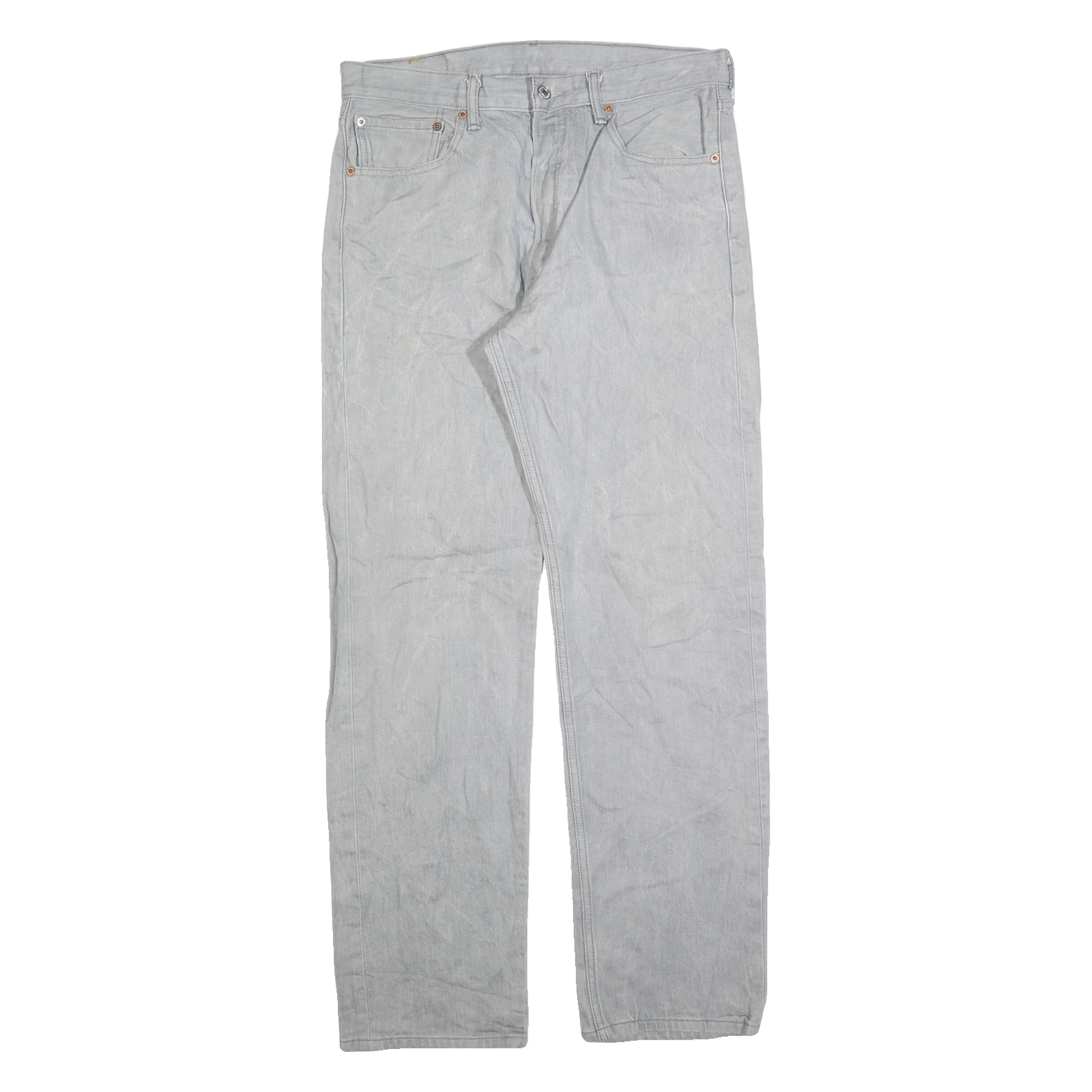 LEVI'S 501XX Mens Jeans Regular Straight Denim Light W34 L31 Classic Button Fly