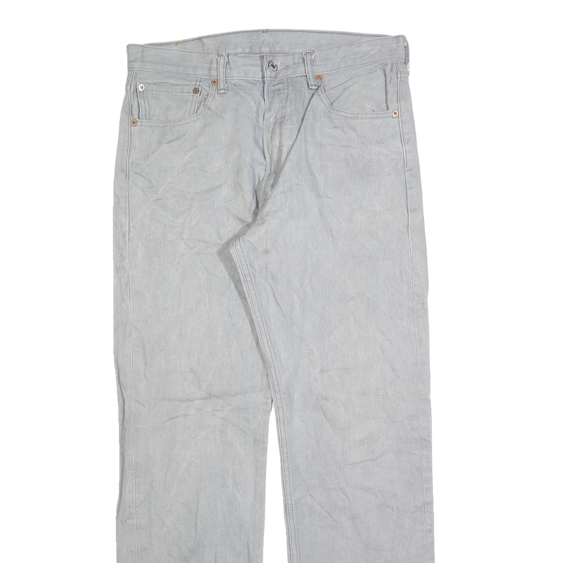 LEVI'S 501XX Mens Jeans Regular Straight Denim Light W34 L31 Classic Button Fly