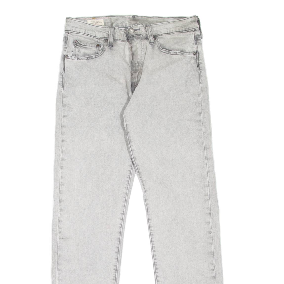 LEVI'S 502 Jeans BIG E Mens Grey Regular Tapered W30 L32