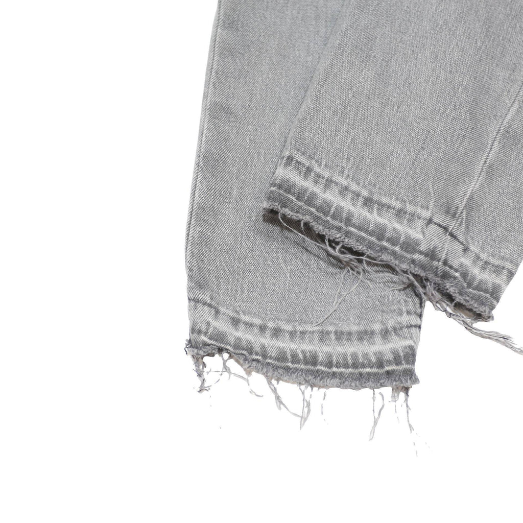 LEVI'S 512 BIG E Mens Slim Skinny Grey Denim Rinse W33 L32 Zip Cotton Blend