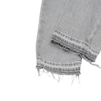 LEVI'S 512 BIG E Mens Slim Skinny Grey Denim Rinse W33 L32 Zip Cotton Blend