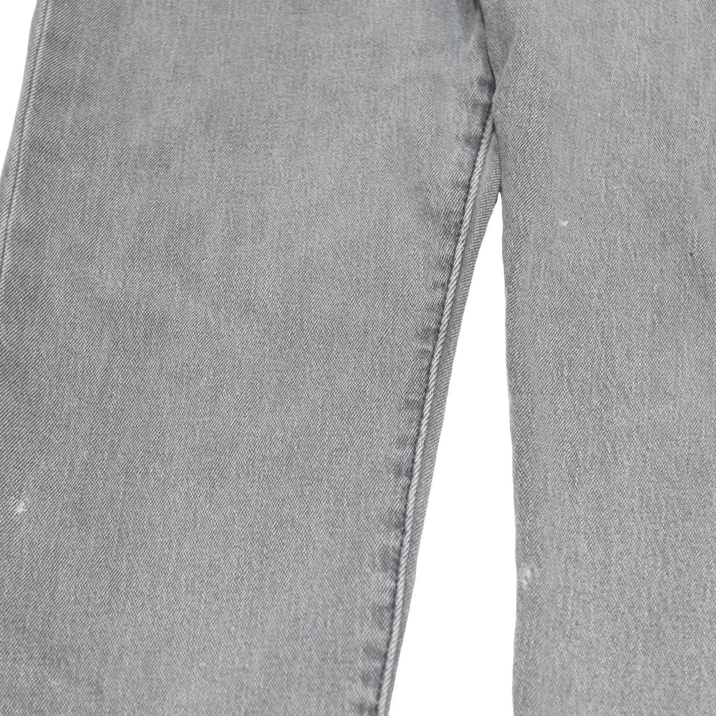 LEVI'S 512 BIG E Mens Slim Skinny Grey Denim Rinse W33 L32 Zip Cotton Blend