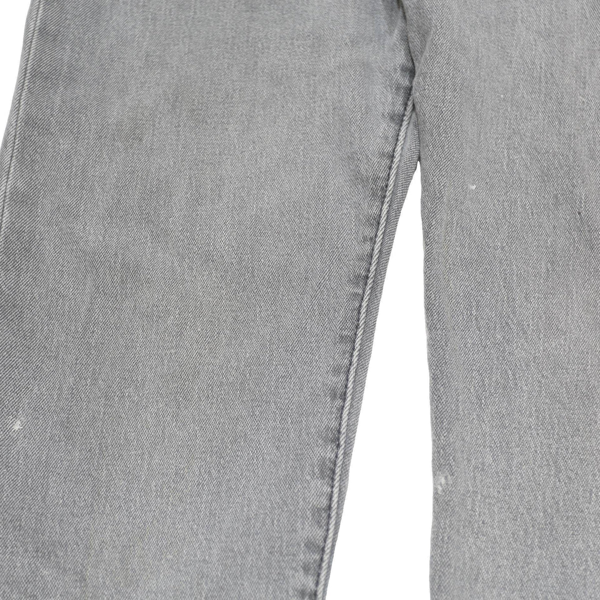 LEVI'S 512 BIG E Mens Slim Skinny Grey Denim Rinse W33 L32 Zip Cotton Blend