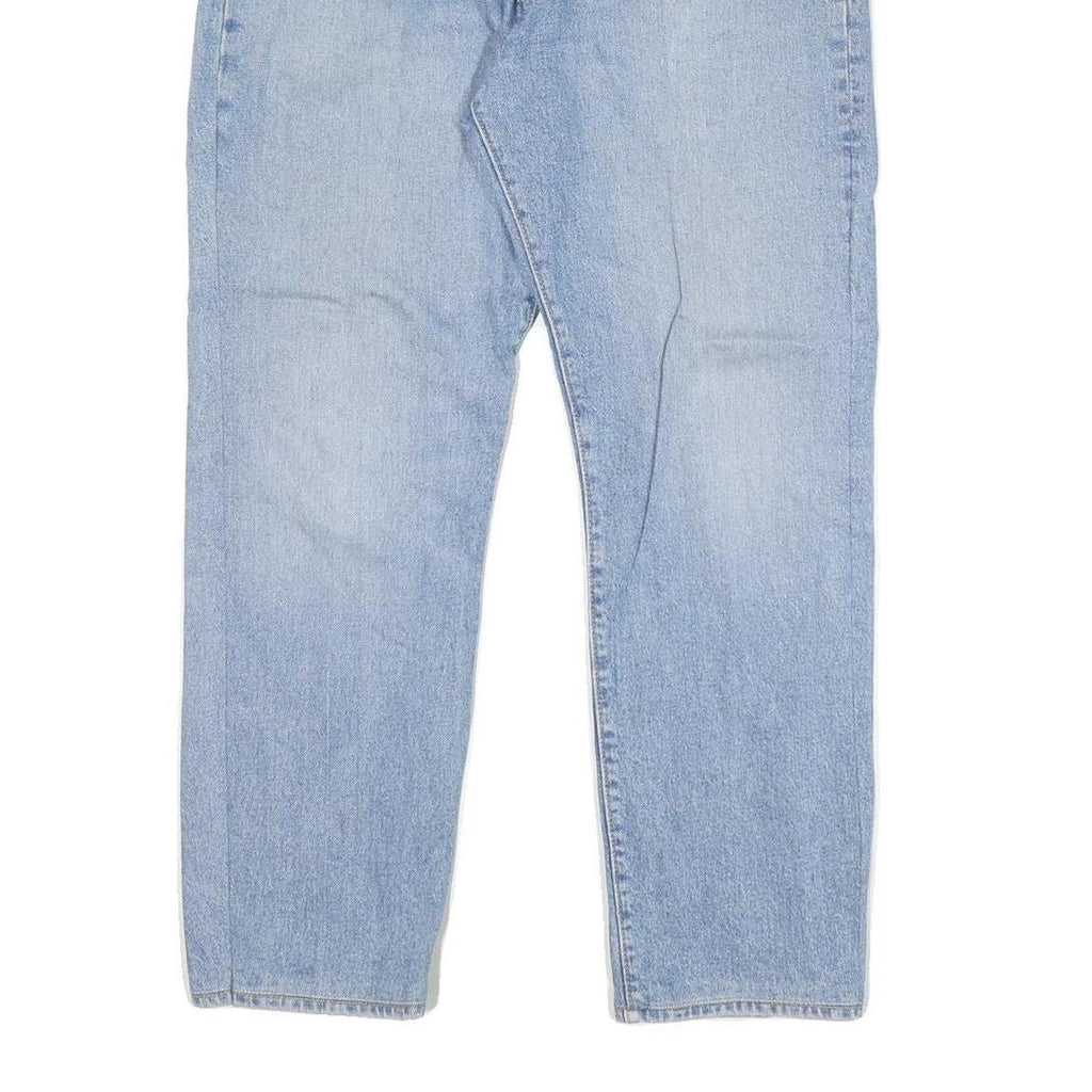 LEVI'S 501 Mens Jeans Blue Slim Straight Denim Medium W33 L27 Classic Denim