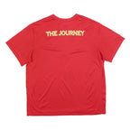 NIKE Mens Red Marauders Football Graphic T-Shirt XL Short Sleeve Crew Neck