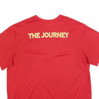 NIKE Mens Red Marauders Football Graphic T-Shirt XL Short Sleeve Crew Neck