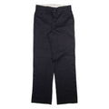 DICKIES Mens Trousers Black Regular Straight W30 L32