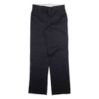 DICKIES Mens Trousers Black Regular Straight W30 L32