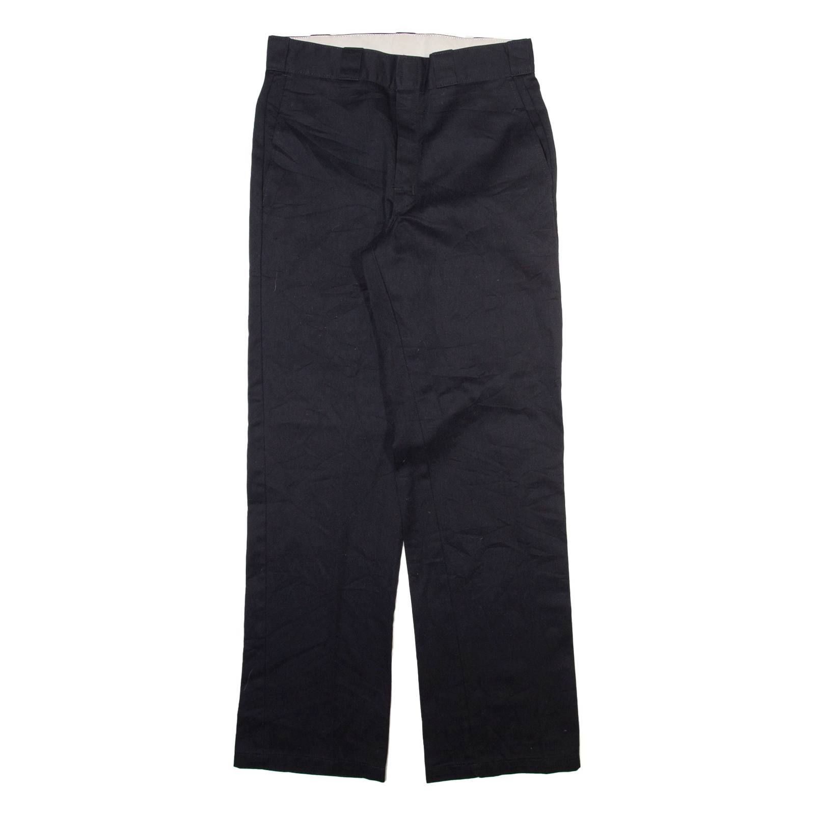 DICKIES Mens Trousers Black Regular Straight W30 L32