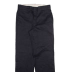 DICKIES Mens Trousers Black Regular Straight W30 L32