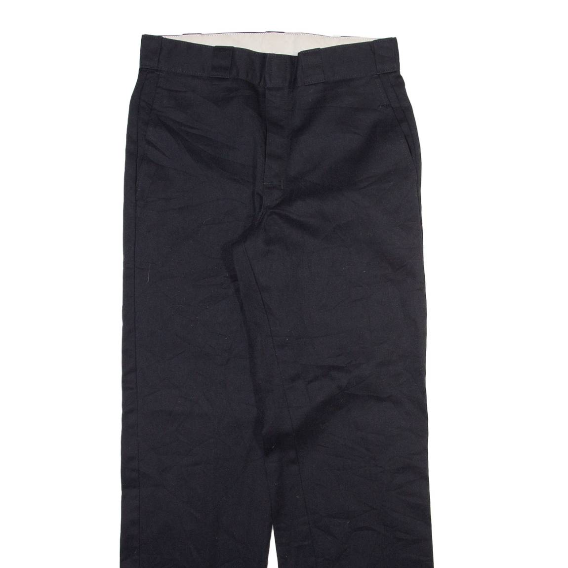 DICKIES Mens Trousers Black Regular Straight W30 L32
