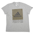 ADIDAS Womens T-Shirt Grey XL