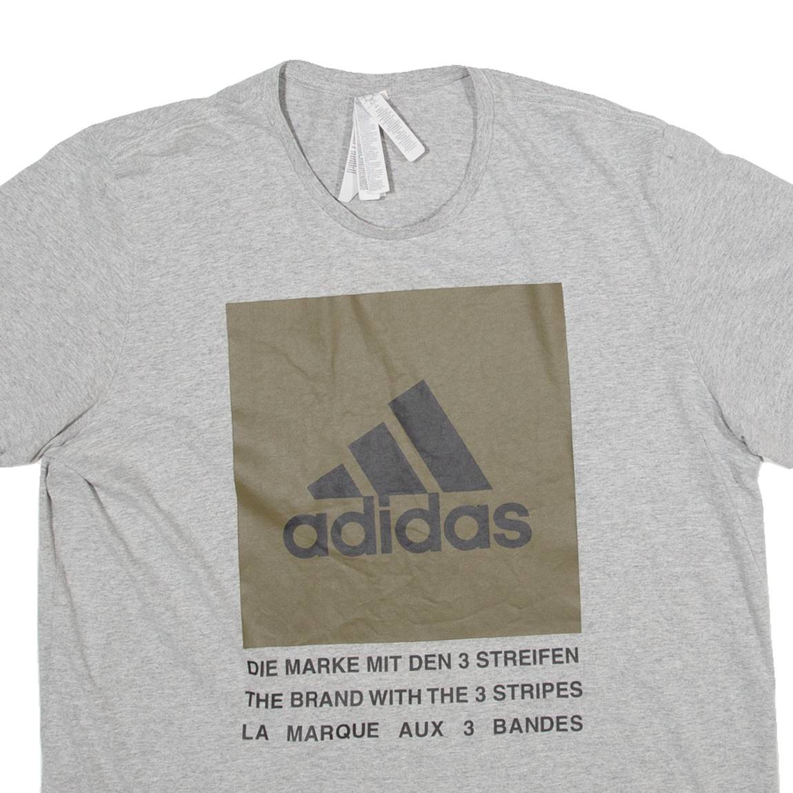 ADIDAS Womens T-Shirt Grey XL