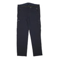 TREVOLUTION Mens Polyester Blend Navy Regular Zip Trousers W34 L30 Outdoor
