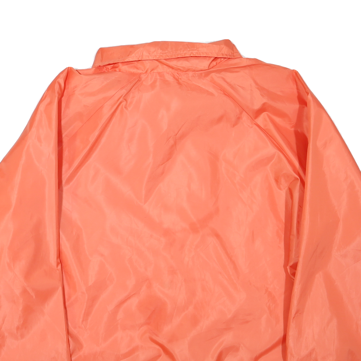 CHAMPION Womens Orange Button Jacket XL Polyester Blend Plain Sportswear