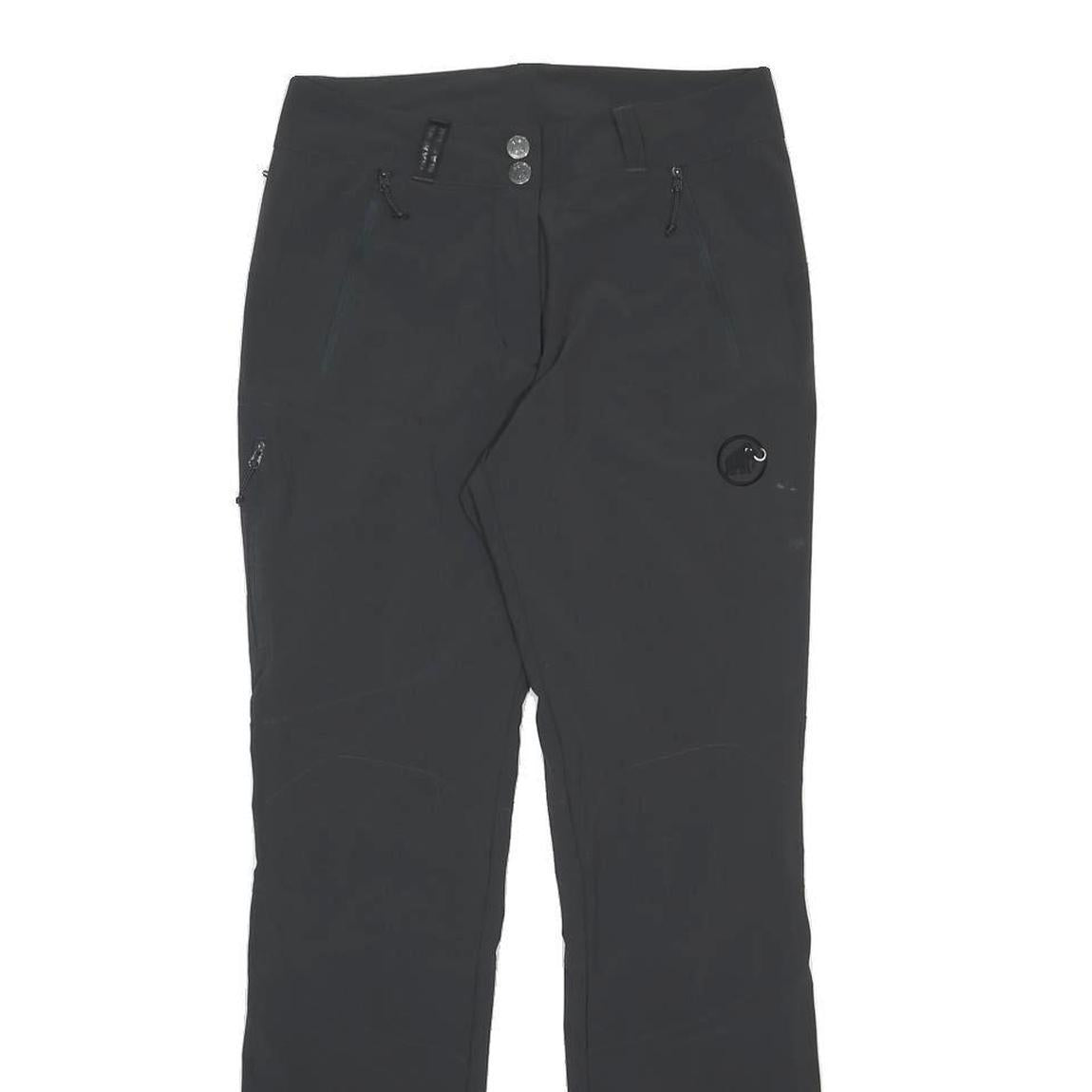 MAMMUT Womens Polyamide Blend Black Regular Straight Trousers W28 L31 Outdoor