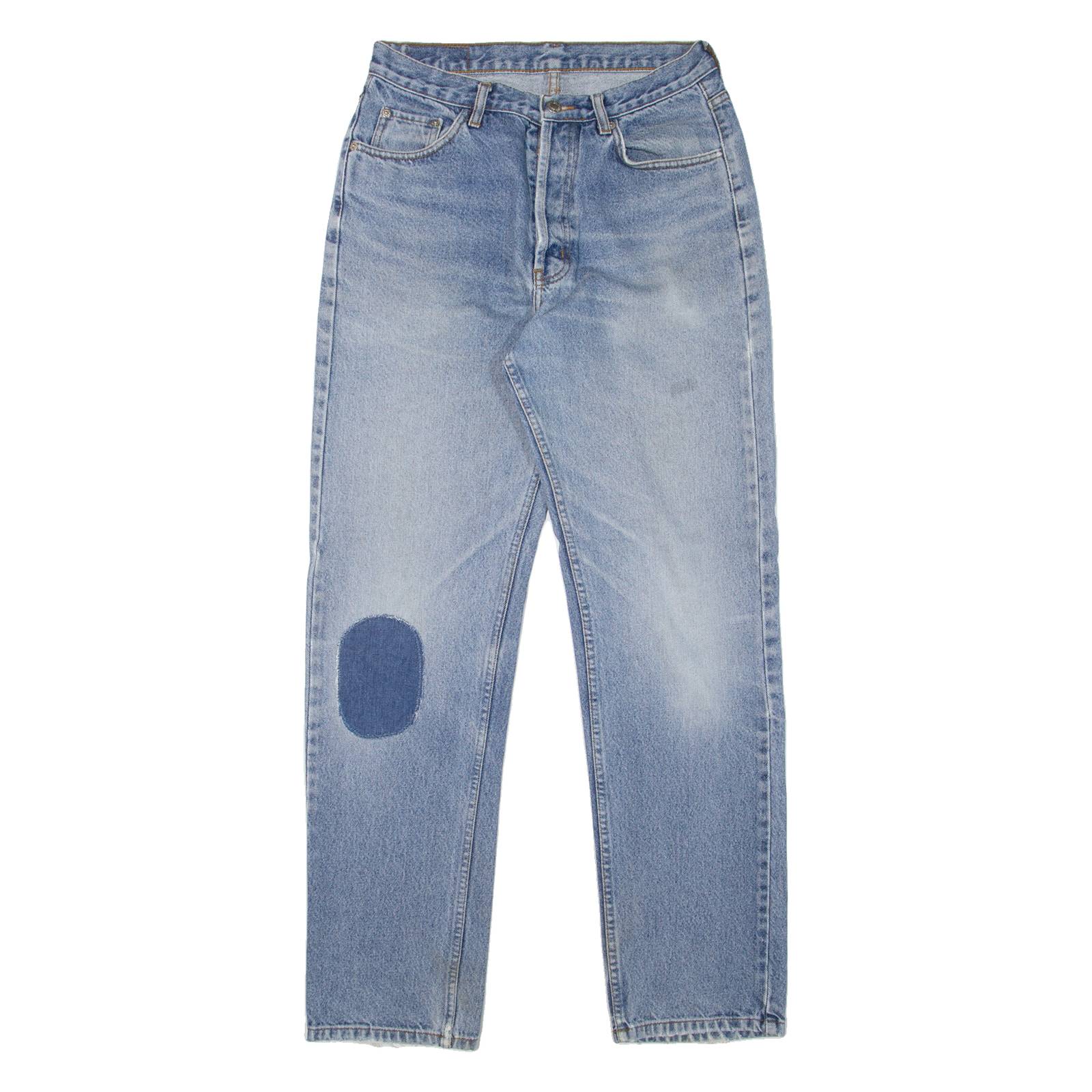 STAX Mens Jeans Blue Regular Straight 90s Stone Wash W28 L34