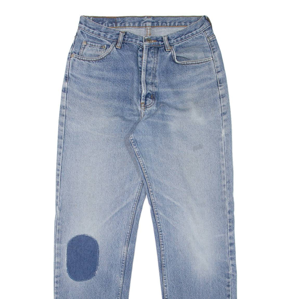 STAX Mens Jeans Blue Regular Straight 90s Stone Wash W28 L34