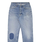 STAX Mens Jeans Blue Regular Straight 90s Stone Wash W28 L34