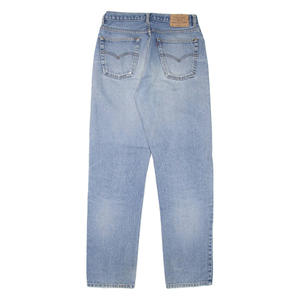 STAX Mens Jeans Blue Regular Straight 90s Stone Wash W28 L34