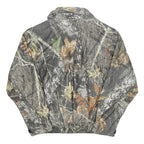 BEAR CREEK Mens Grey Camouflage Cotton Blend Zip Jacket L Outdoor Casual