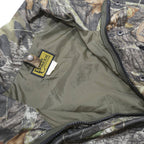 BEAR CREEK Mens Grey Camouflage Cotton Blend Zip Jacket L Outdoor Casual