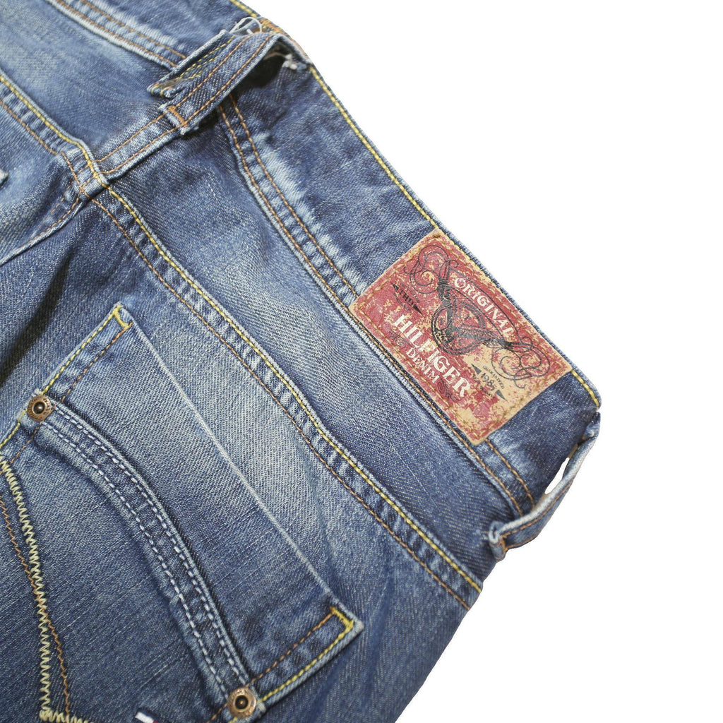 TOMMY HILFIGER Womens Jeans Blue Regular Straight Denim Light W30 L29 Stylish