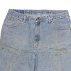 WRANGLER Mens Denim Blue Cotton Shorts XL W38 Casual Workwear Relaxed Fit